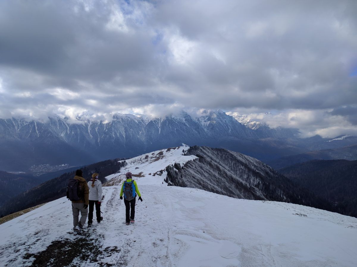 Descending towards Busteni