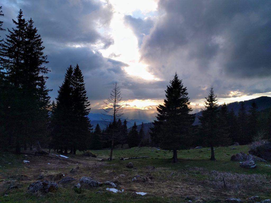 Sunset in Bucegi Mountains, Romania