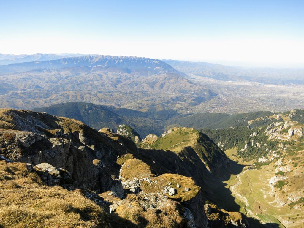 View from the Tiganesti ridge
