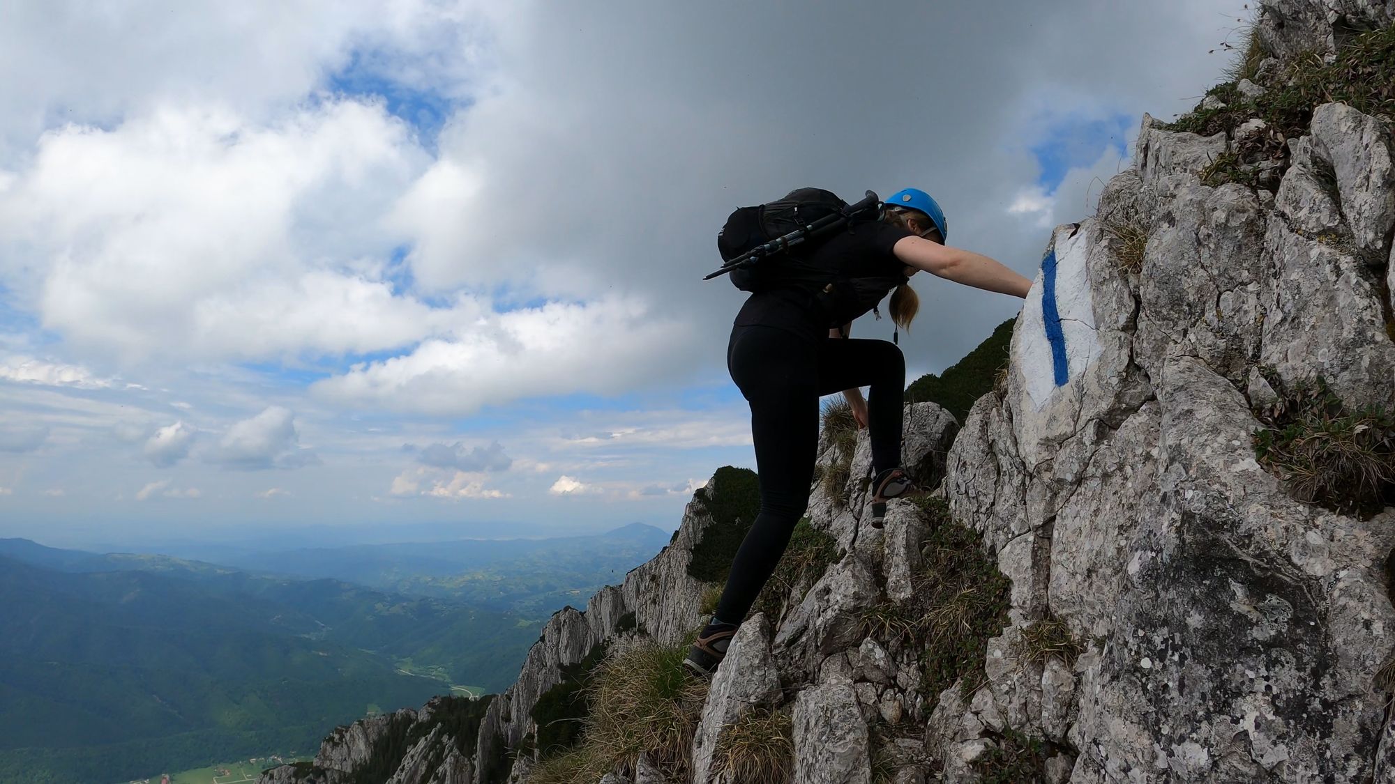 Brâna Caprelor - Brâul Ciorânga. Piatra Craiului, difficult hike