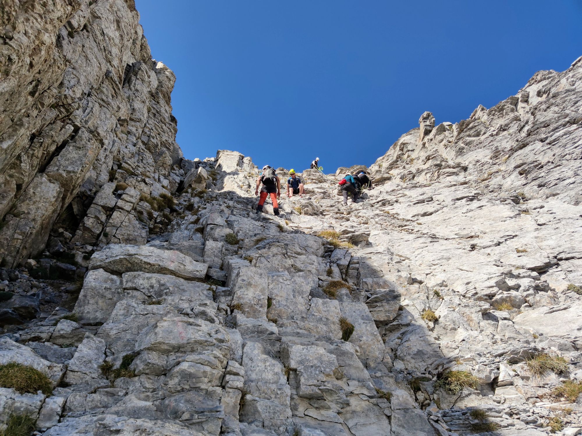 A Day Hike from Prionia to Mytikas Peak - The Summit of Mount Olympus