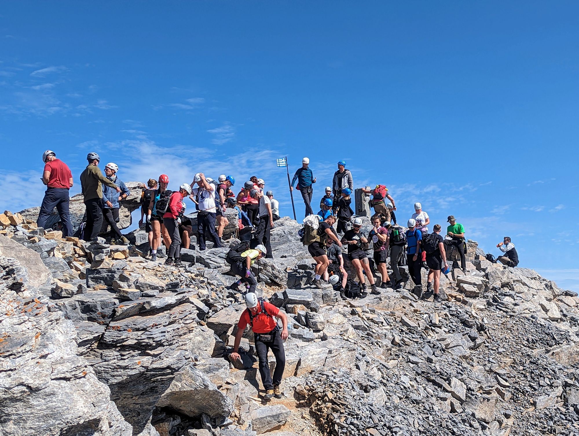 A Day Hike from Prionia to Mytikas Peak - The Summit of Mount Olympus