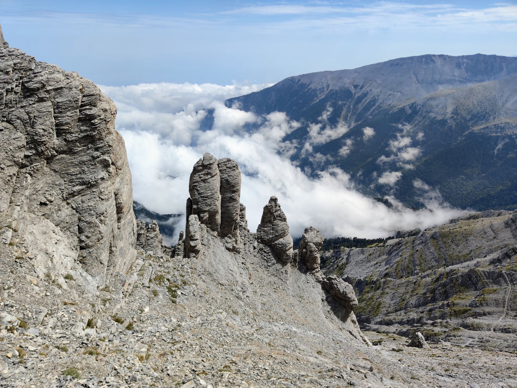 A Day Hike from Prionia to Mytikas Peak - The Summit of Mount Olympus