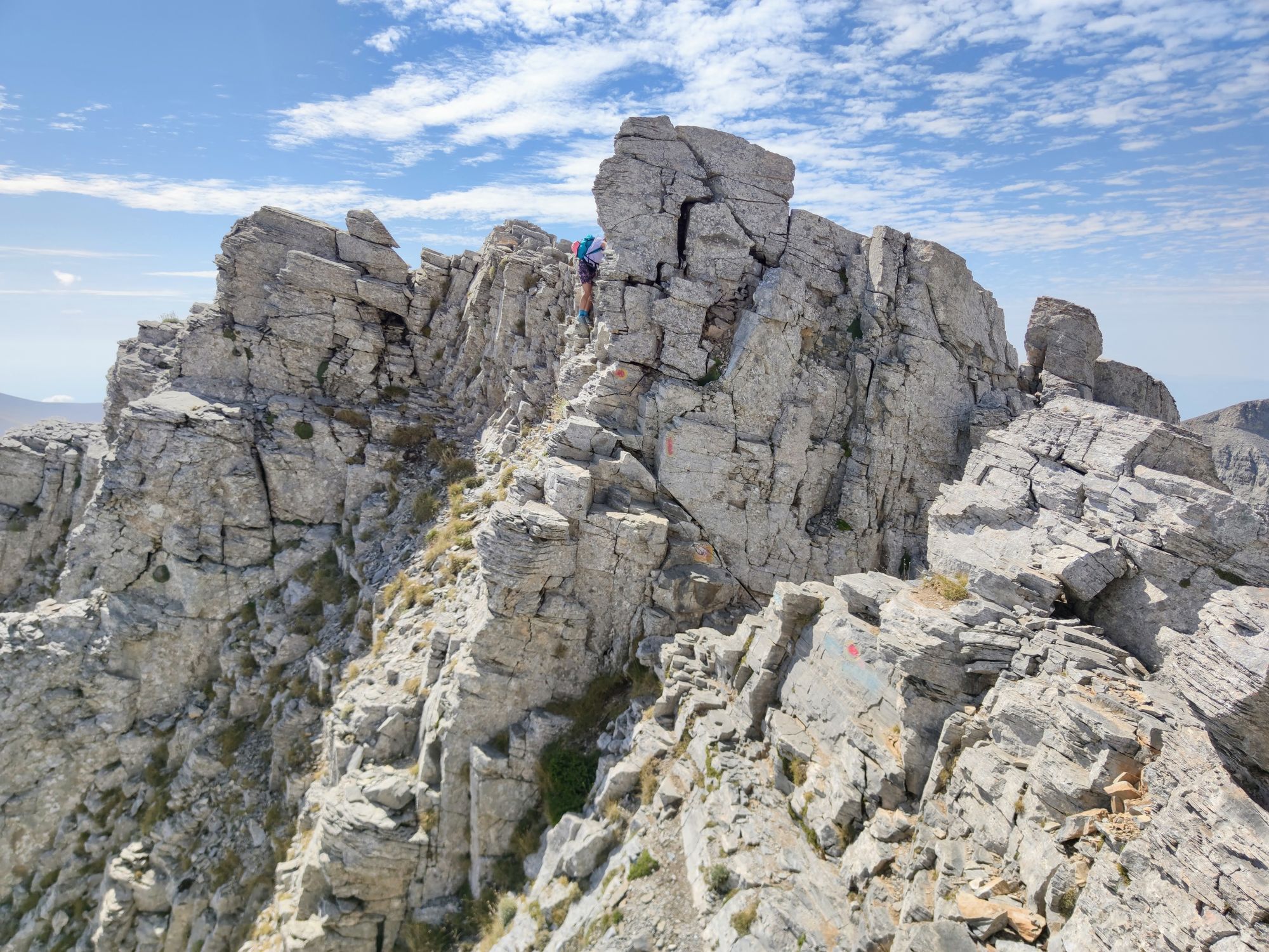 A Day Hike from Prionia to Mytikas Peak - The Summit of Mount Olympus