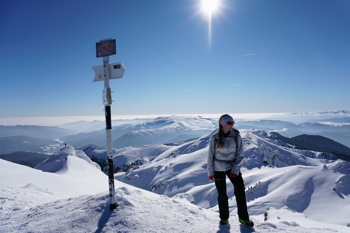 Ciucas Mountains, Romania: one-day winter hike