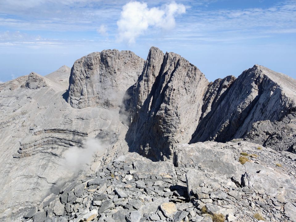 A Day Hike from Prionia to Mytikas Peak - The Summit of Mount Olympus